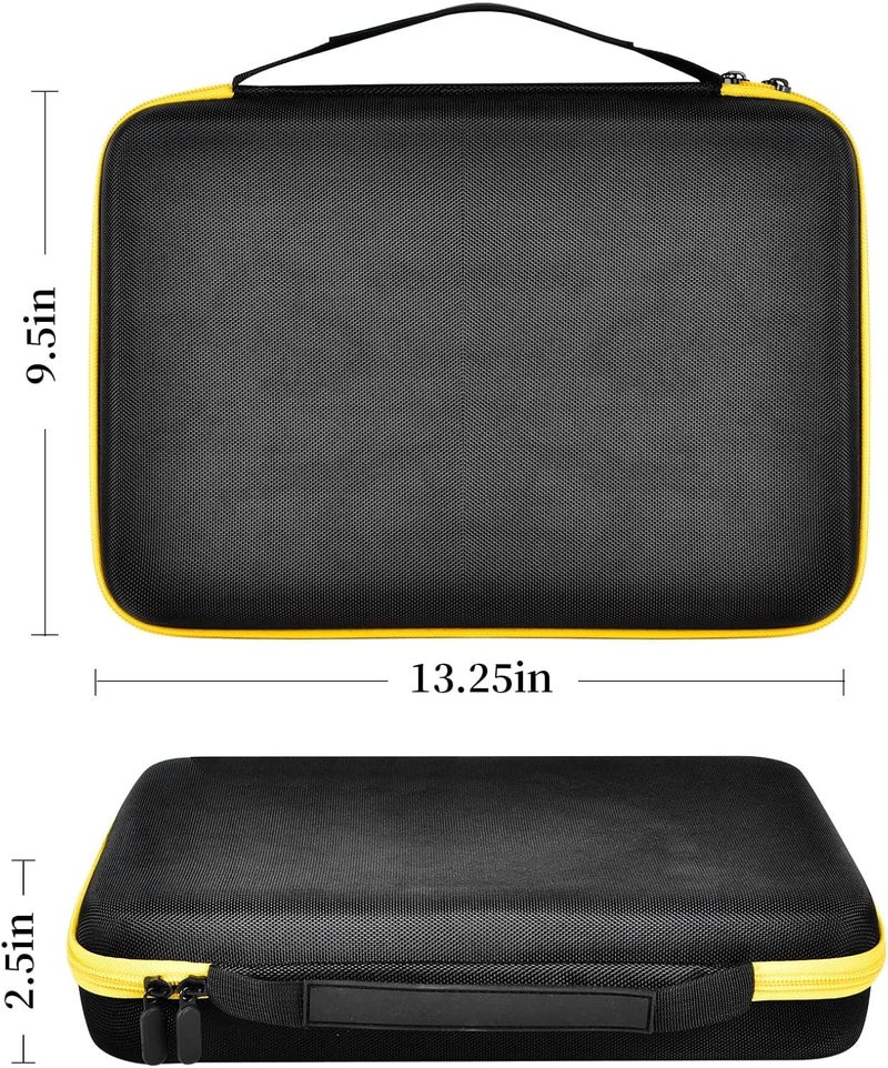 GWCASE Case Compatible with Klein Tools VDV501-851 VDV500-123 VDV226-110 VDV427-300. Storage Carrying Travel Holder for Cable Tester for Scout Pro 3/ Tracer Probe/Wire Stripper and Accessories- Yellow Zipper - Image 4